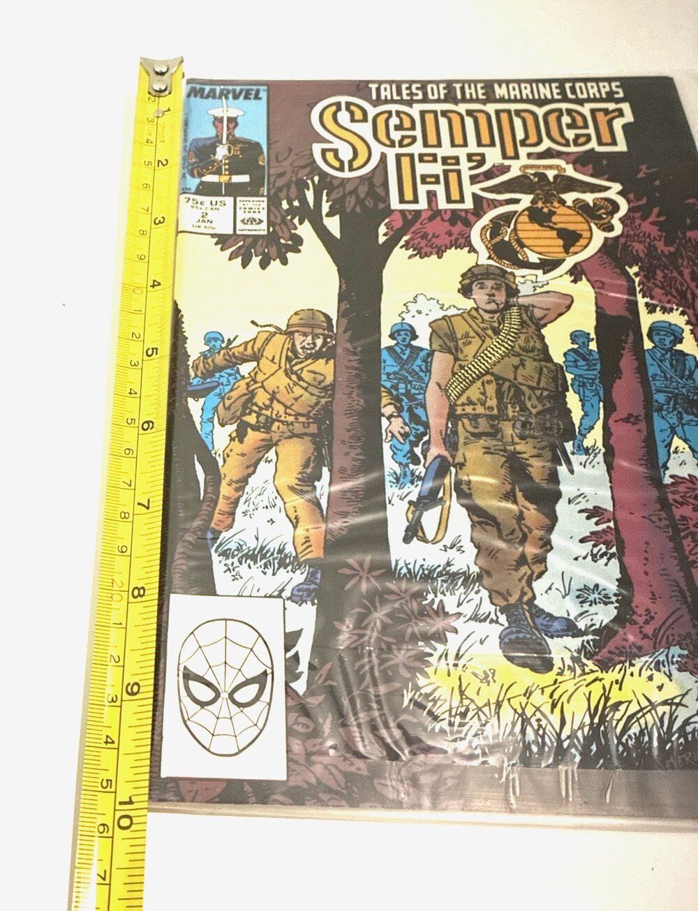 Marvel Comics SEMPER FI #2 January 1989 Tales Of Marine Corps In Plastic Cover o